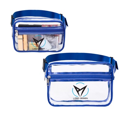 2 Pocket Clear Fanny Pack