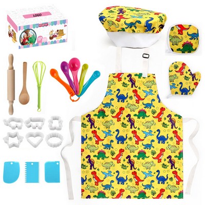 Toddler Cooking And Baking Set With Apron