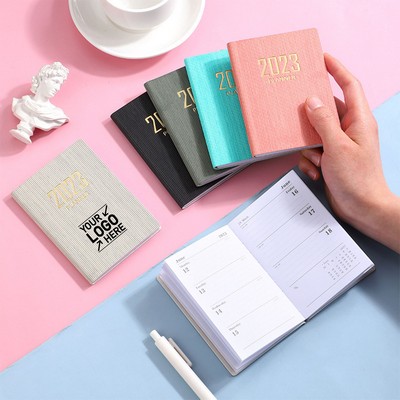 A7 2023 Pocket Planner and Calendar for Easy Daily Schedule