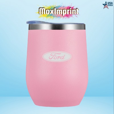 12oz Wine Tumbler with Vacuum Insulation