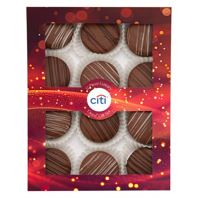 Luxury Chocolate Oreo® Gift Sets - 12 Piece - Chocolate Drizzle