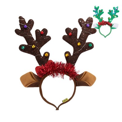 Plastic christmas elk decorations cute headband