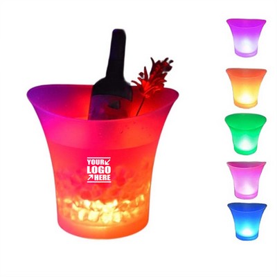 5L LED Light Up PP Ice Bucket