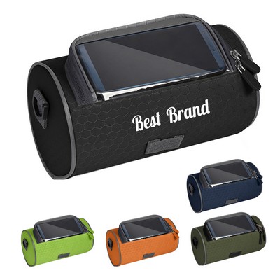 Bicycle Head Pack With Touch Screen Phone Pocket