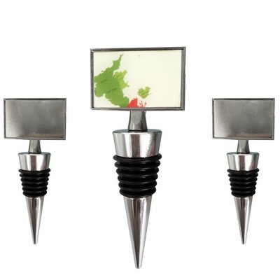 Rectangle Medal Wine Stopper Cork