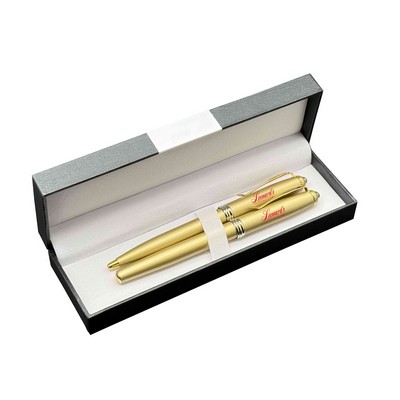 Deluxe Double Pen Set with Achilles Pens and Letter Opener