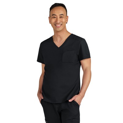koi - Cureology - Men's Two-Pocket V-Neck Arthro Top