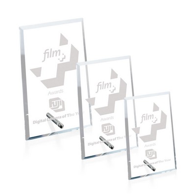 Windsor Rectangle Vertical Award - Chrome