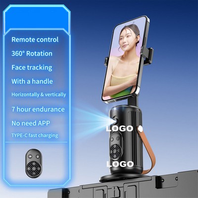 Portable Rotation Auto Face Body Tracking Phone Holder MOQ100PCS