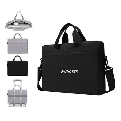 15" Laptop Bag Water Resistant Oxford Laptop Sleeve With Carrying Handle With Shoulder Strap