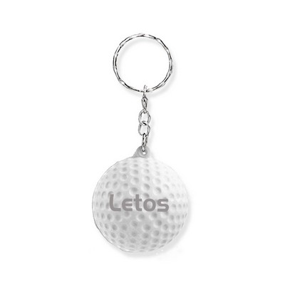 1 1/2" Golf Stress Reliever Key Chain