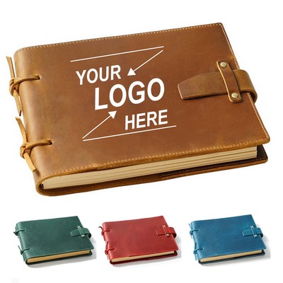 Vintage Leather Cowhide Journal.