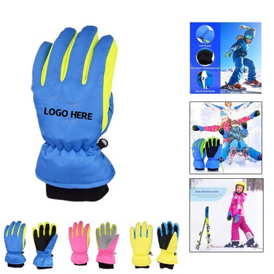 Windproof Warm Snowboard Mittens