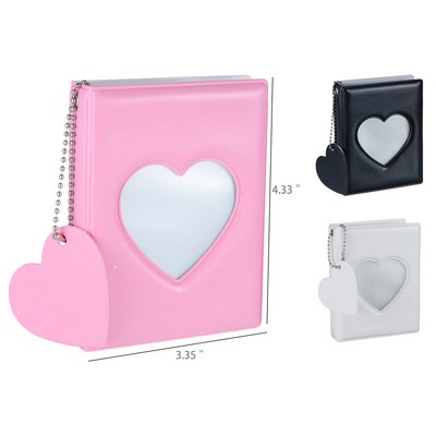 3 Inch Photocard With Heart Pendant 32 Pockets