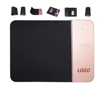 Desk Mousepad With Wireless Charging