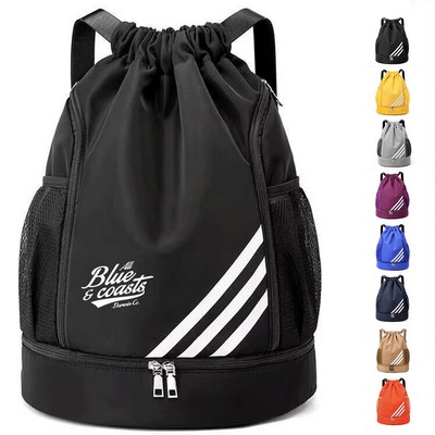 Athletic Drawstring Backpack