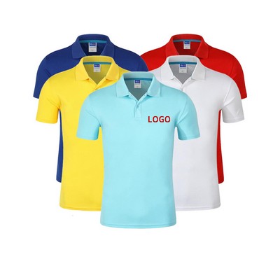 Summer T-Shirts Golf Polo Short Sleeves