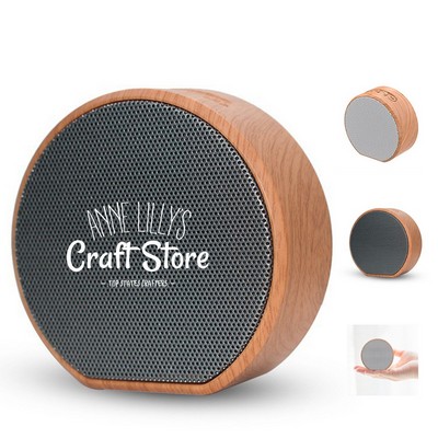 Retro Wood Grain Bluetooth Speaker