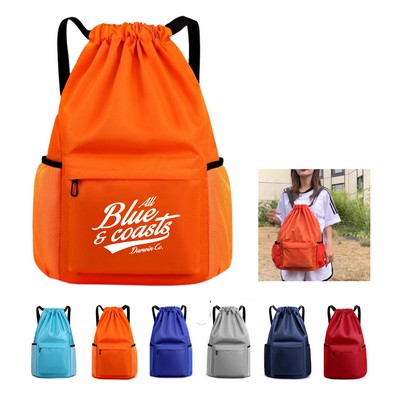 College Drawstring Backpack