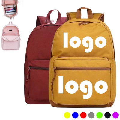 Water Resistant Travel Backpack With 15" Laptop Sleeve