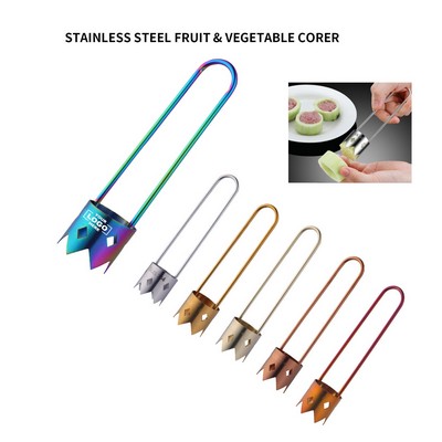 Stainless Steel Fruit & Vegetable Corer