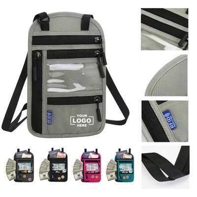 Cross - body Passport Holder with Anti - theft Design
