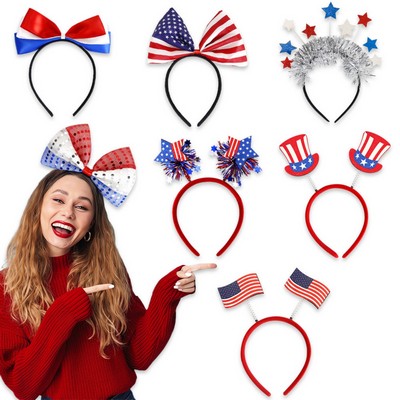 Patriotic Stars Stripes Headband