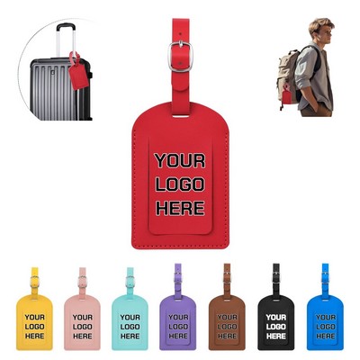 Pu Leather Luggage Tags For Suitcases