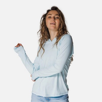 Women's Solar long sleeve Hoodie with front and back sided sublimation prints