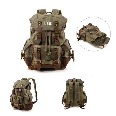 Heritage Waxed Canvas Rucksack