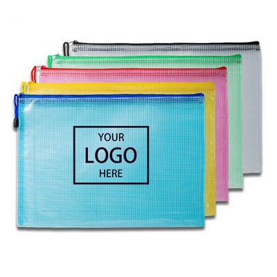 Mesh Zipper Pouch Bag