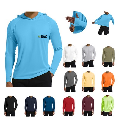 Sun Protection Long Sleeve Quick Dry Men's Hoodies