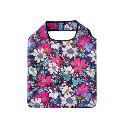 Full Color Foldable Polyester Tote Bag