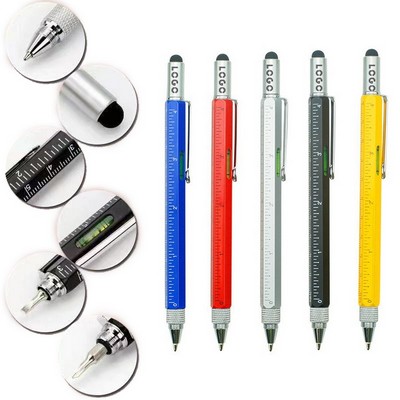 6-in-1 Multi Functional Stylus Tool Pen