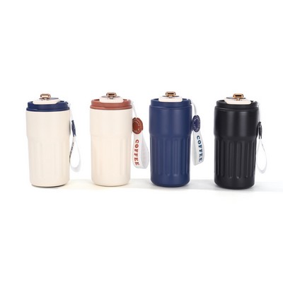 15 Oz. Smart Temperature Display Coffee Mug with Rope