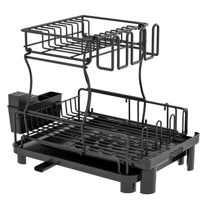 Double Layer Wavy Sliding Bowl Rack