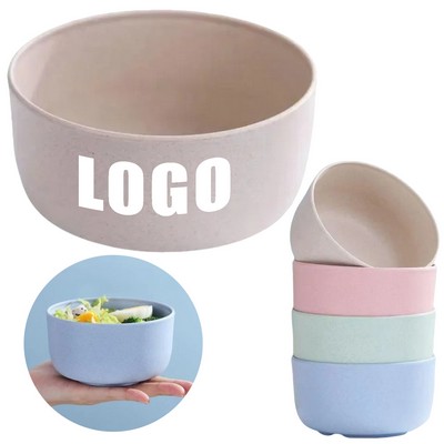 Wheat Straw Bowl With Elevated Anti - slip Base