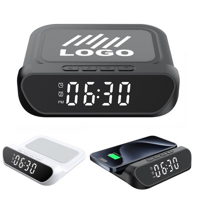 15W Wireless Charger Alarm Clock