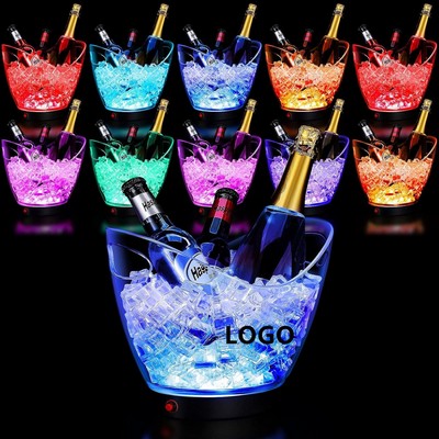 Rechargeable RGB Colorful LED Ice Bucket