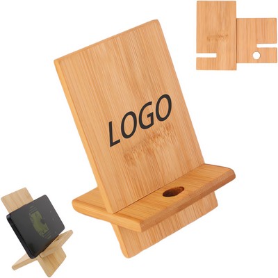 Bamboo Cell Phone Holder