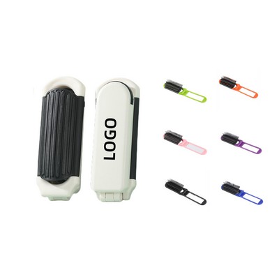 Flip-Up Air Cushion Comb With Mirror