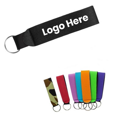 Floating Neoprene Wristband Keychain