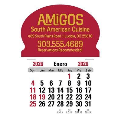 Triumph® Calendars Press-N-Stick Spanish Calendar