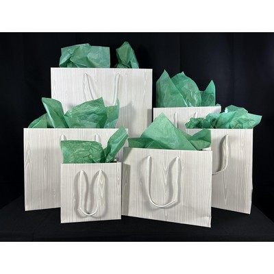 Enviro Wood Pattern European Shopping Bag (10"x 4"x 8")