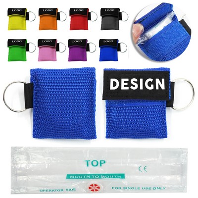 CPR Face Shield Keychain Mask