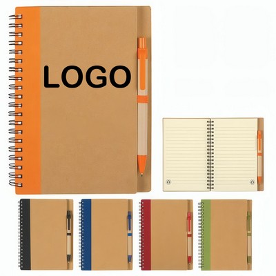 Mix Eco-Friendly Hardcover Notebook & Pen