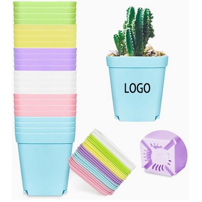 Square Plastic Plant Pots