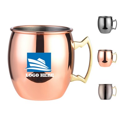 18oz Premium Stainless Steel Moscow Mule Mugs
