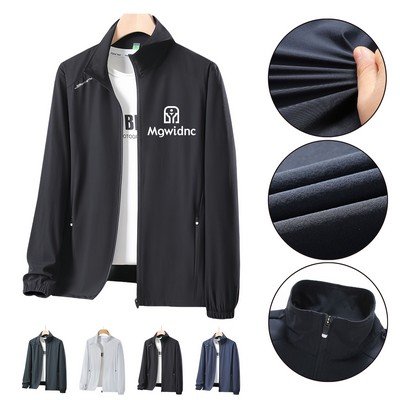 Summer Sun Protection Jacket for Middle-Aged Men