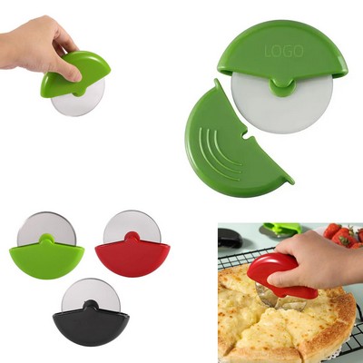 Single-Wheel Stainless Steel Pizza Cutter